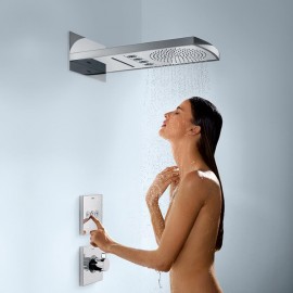 Colonne de douche HANSGROHE – Solution encastrée 3 fonctions